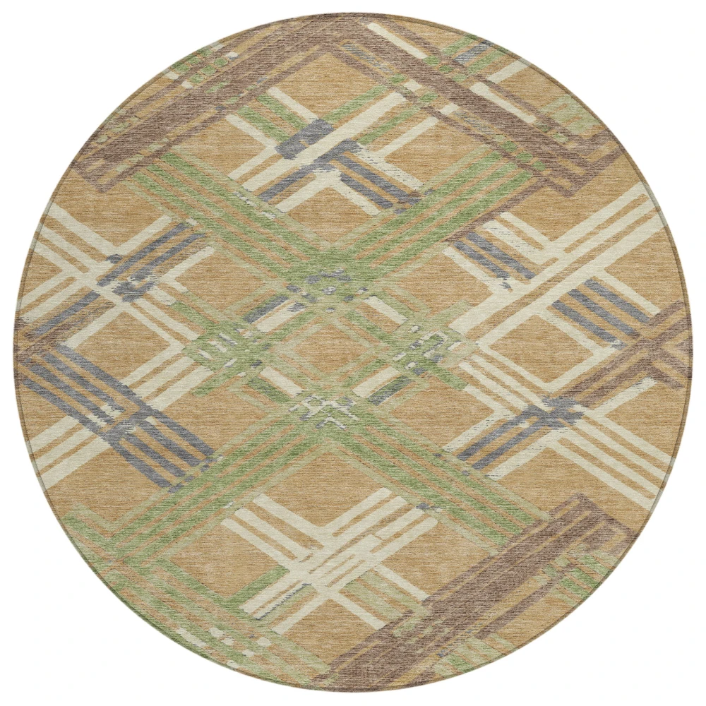 Chantille ACN2452 Gold 8' x 8' Rug