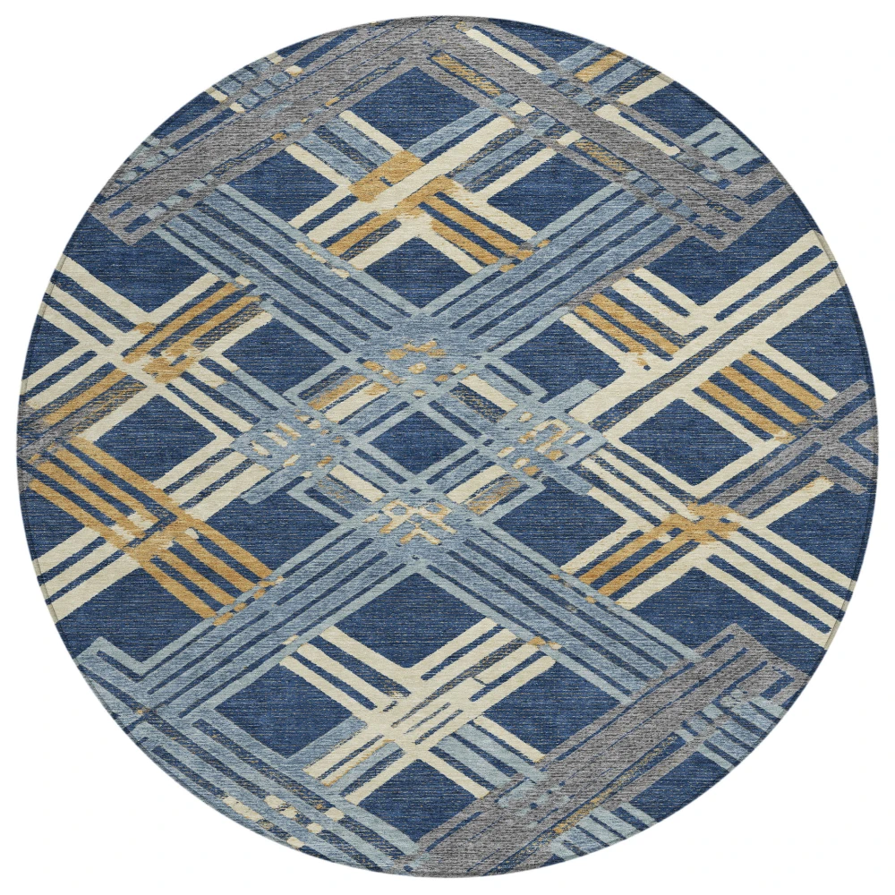 Chantille ACN2452 Navy 8' x 8' Rug
