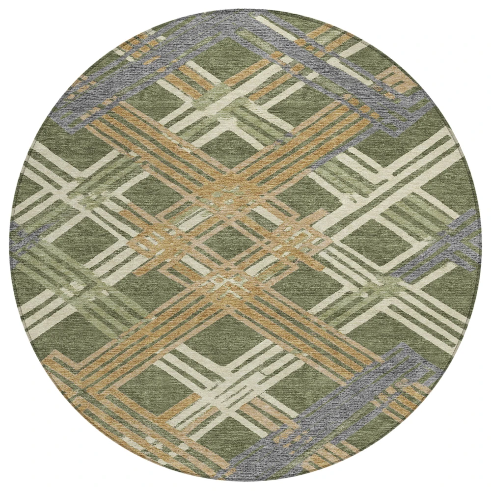Chantille ACN2452 Olive 8' x 8' Rug