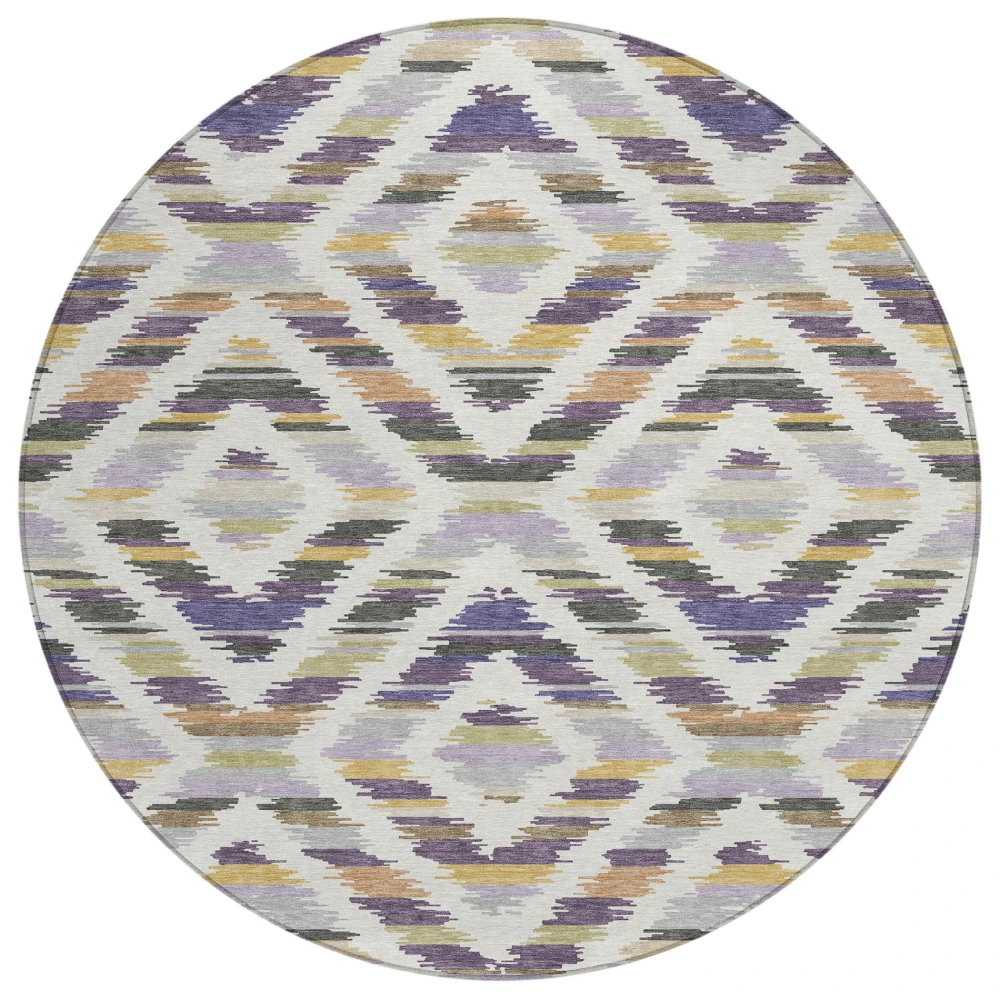 Chantille ACN2453 Purple 8' x 8' Rug