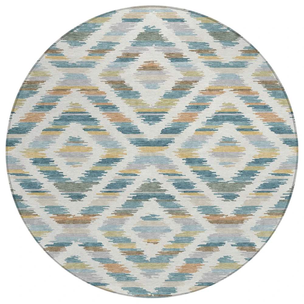 Chantille ACN2453 Teal 8' x 8' Rug