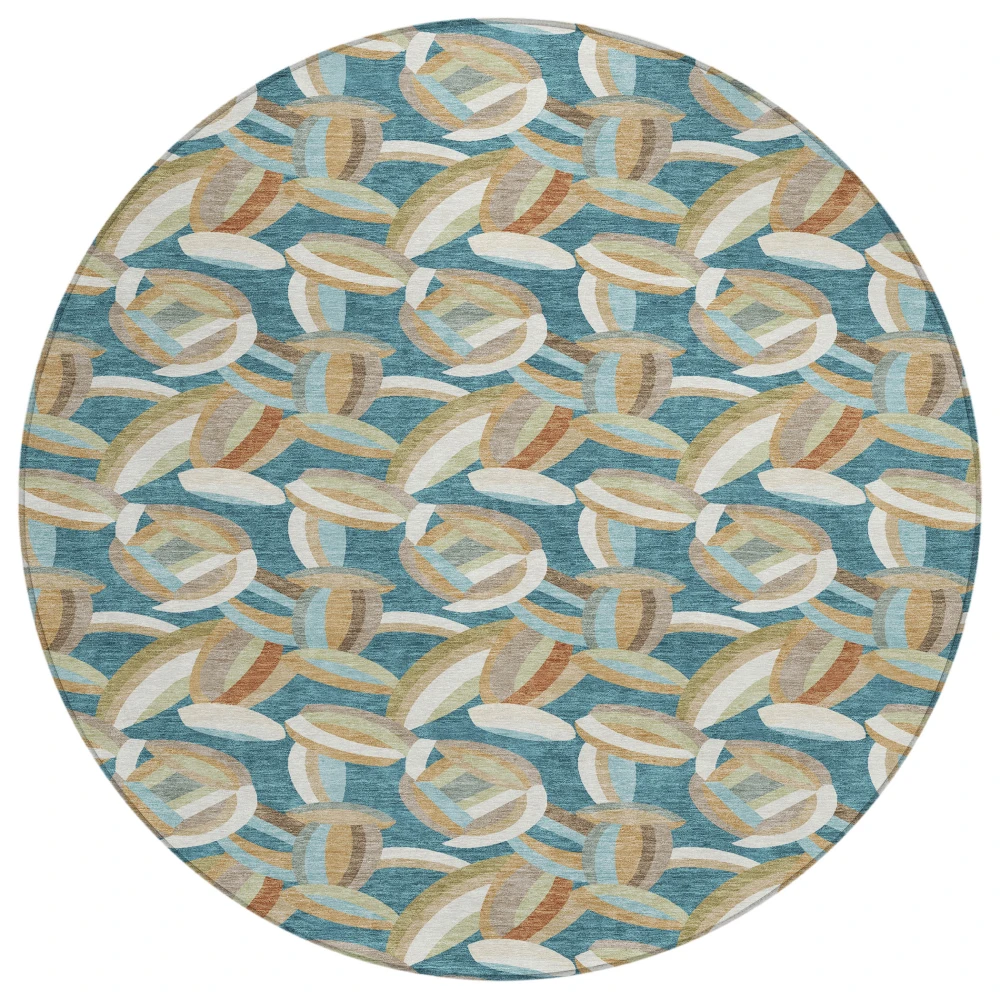 Chantille ACN2454 Teal 8' x 8' Rug