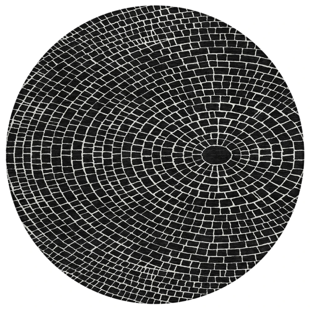 Chantille ACN2455 Black 8' x 8' Rug