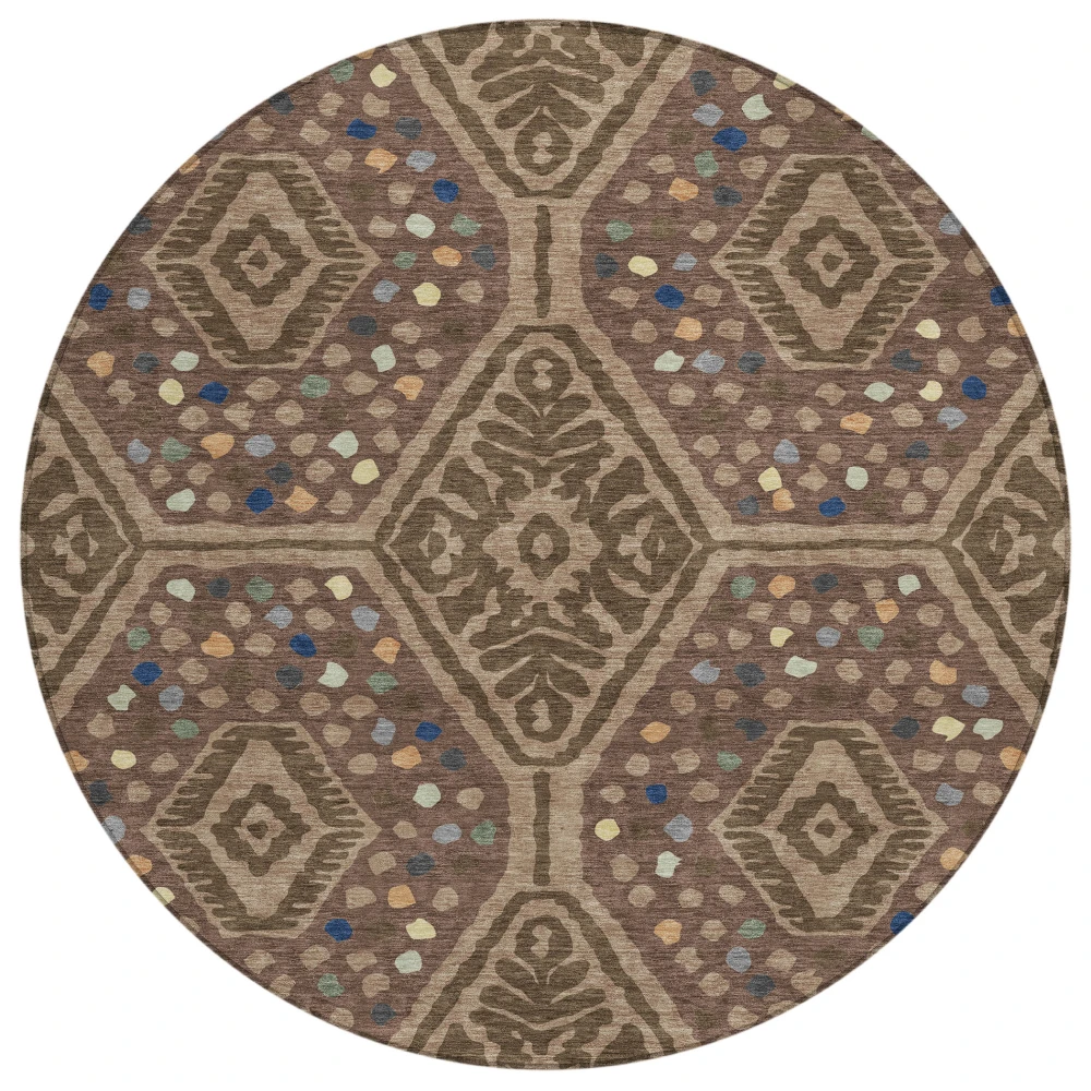Chantille ACN2457 Brown 8' x 8' Rug