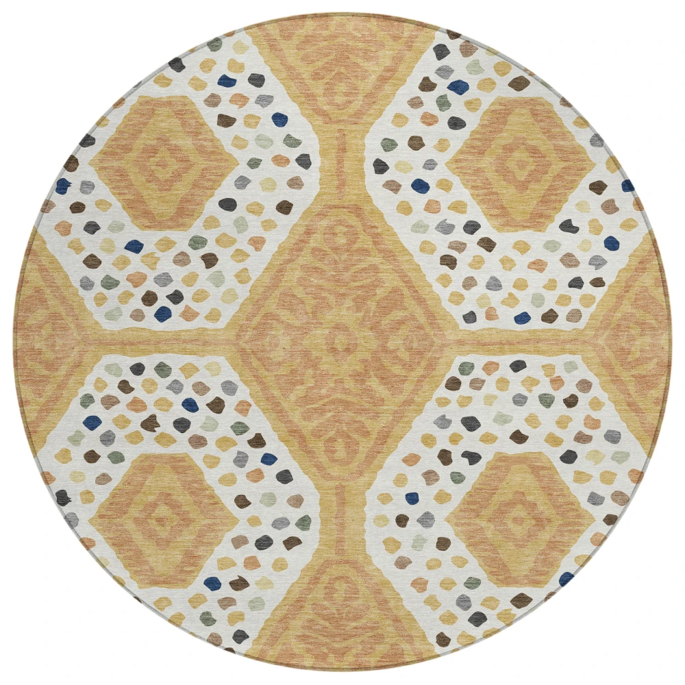 Chantille ACN2457 Gold 8' x 8' Rug
