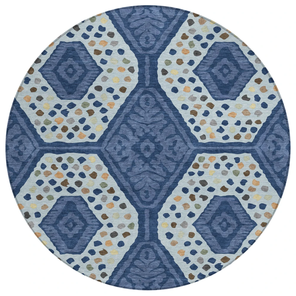 Chantille ACN2457 Navy 8' x 8' Rug