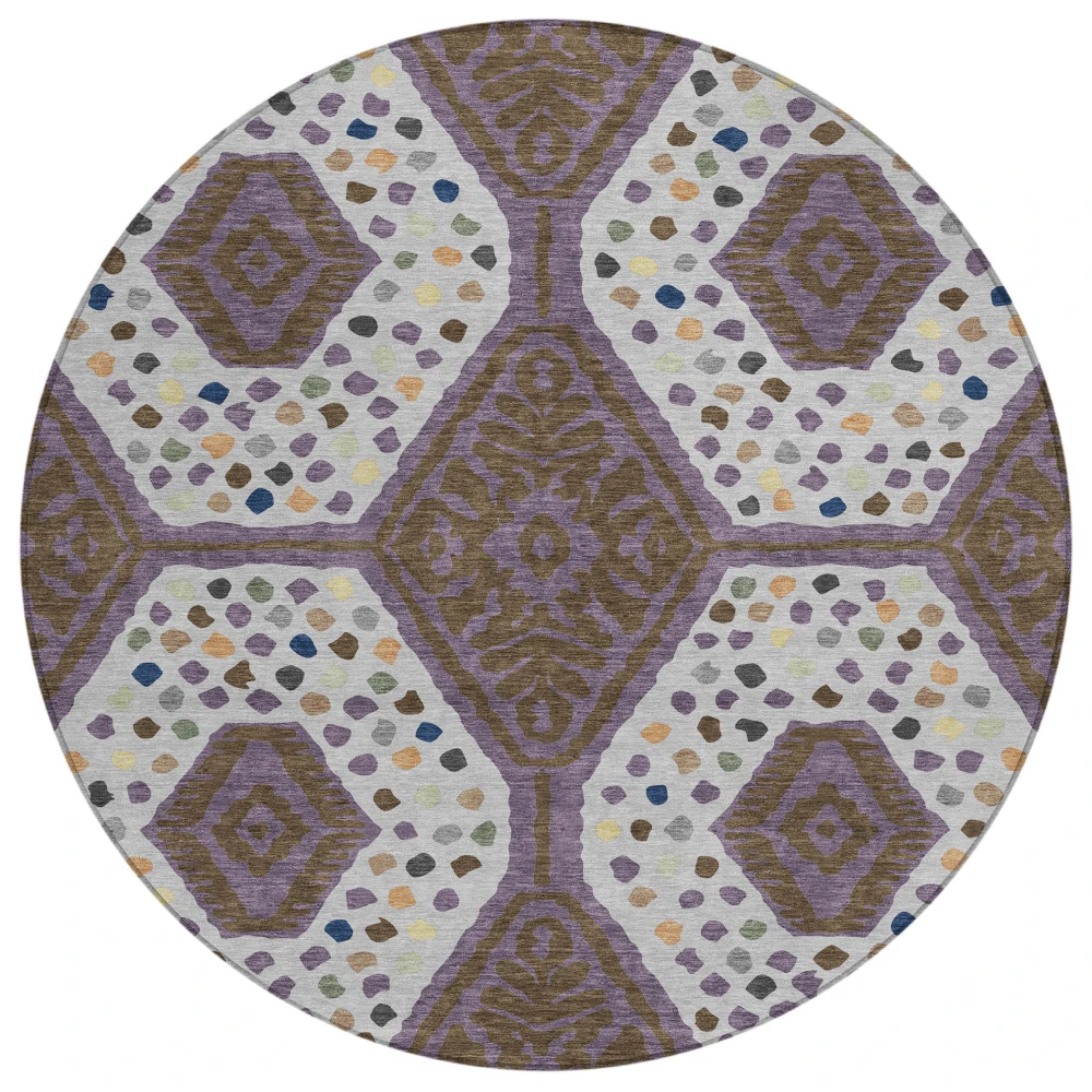 Chantille ACN2457 Plum 8' x 8' Rug