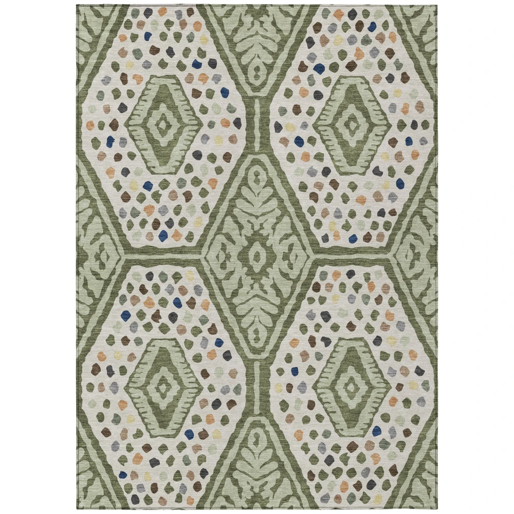 Chantille ACN2457 Sage 5' x 7'6