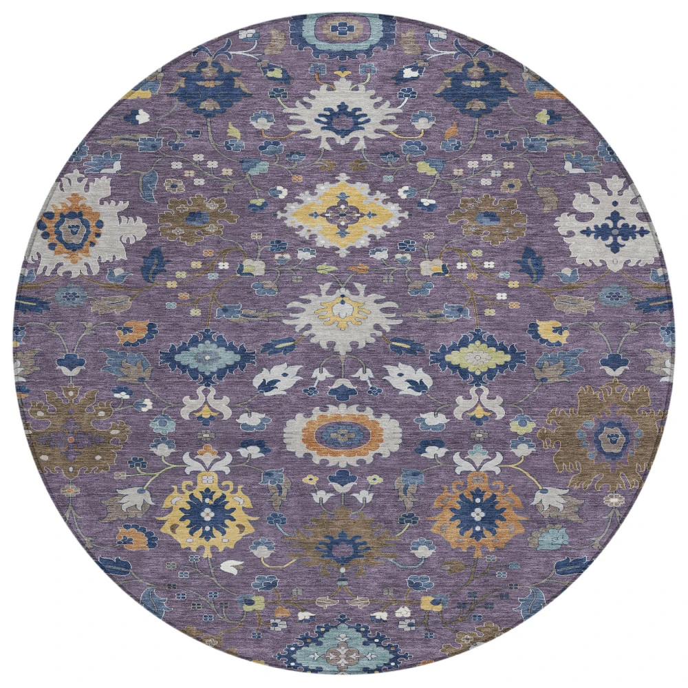 Chantille ACN2458 Plum 8' x 8' Rug