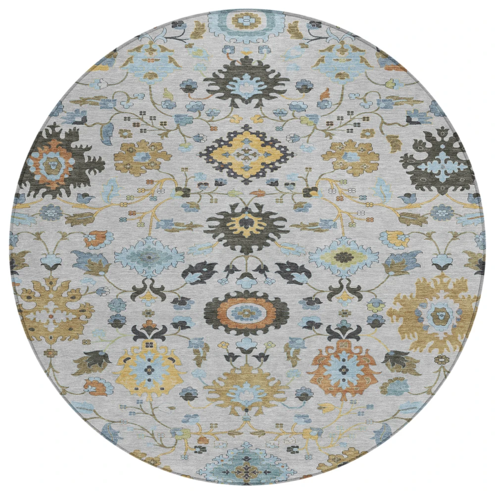 Chantille ACN2458 Silver 8' x 8' Rug