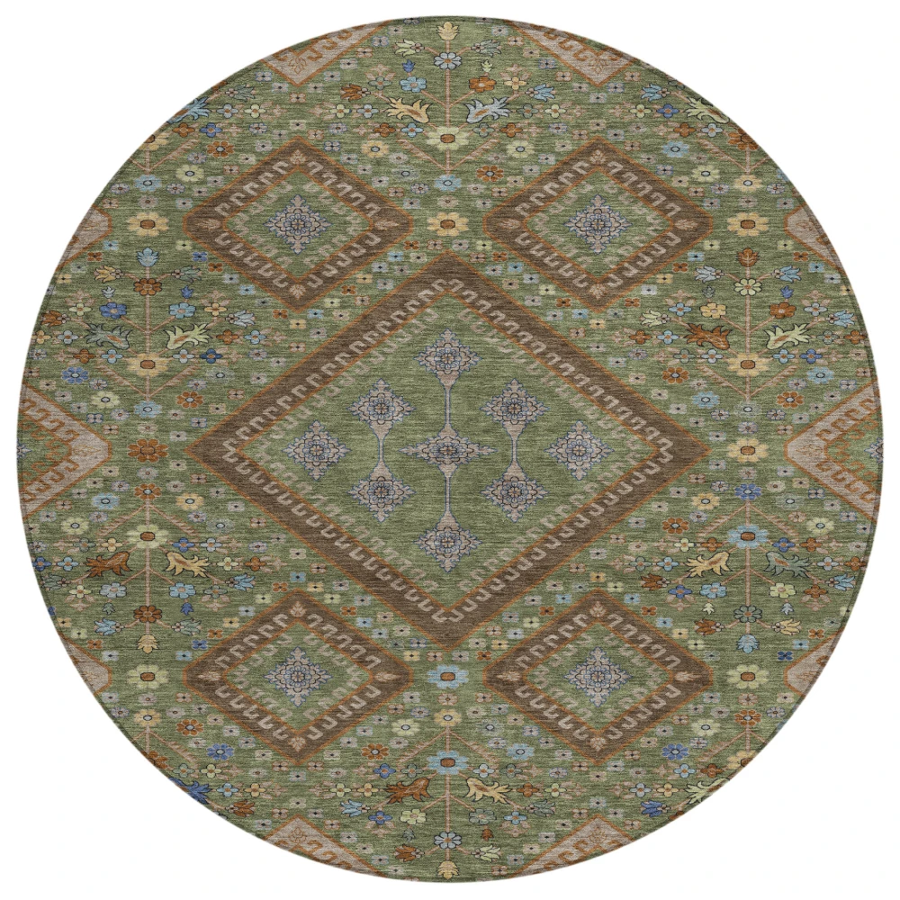 Chantille ACN2459 Olive 8' x 8' Rug