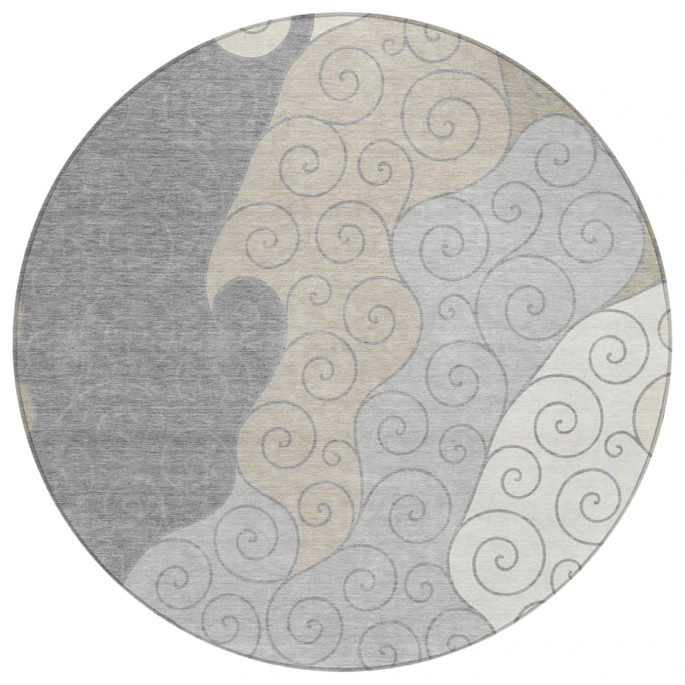 Chantille ACN2464 Silver 8' x 8' Rug