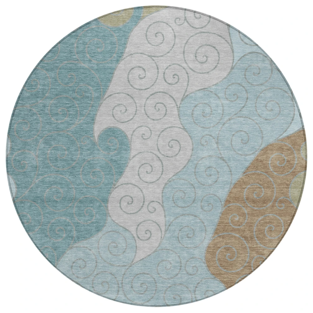 Chantille ACN2464 Teal 8' x 8' Rug