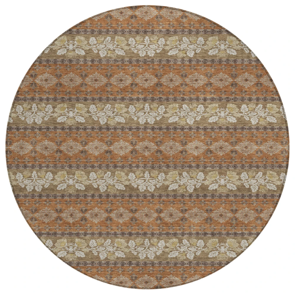 Chantille ACN2465 Terracotta 8' x 8' Rug