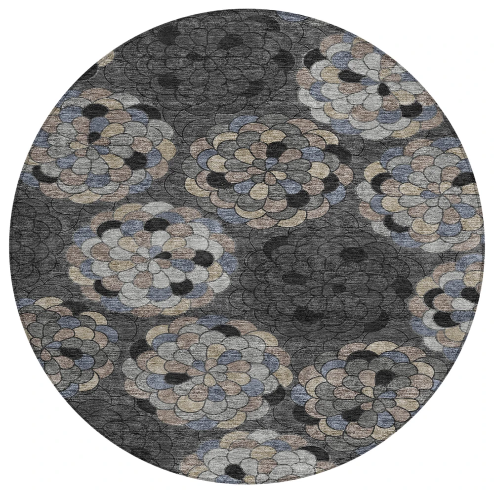 Chantille ACN2466 Black 8' x 8' Rug
