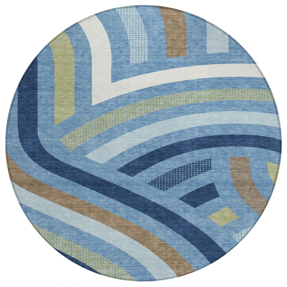 Chantille ACN2467 Denim 8' x 8' Rug