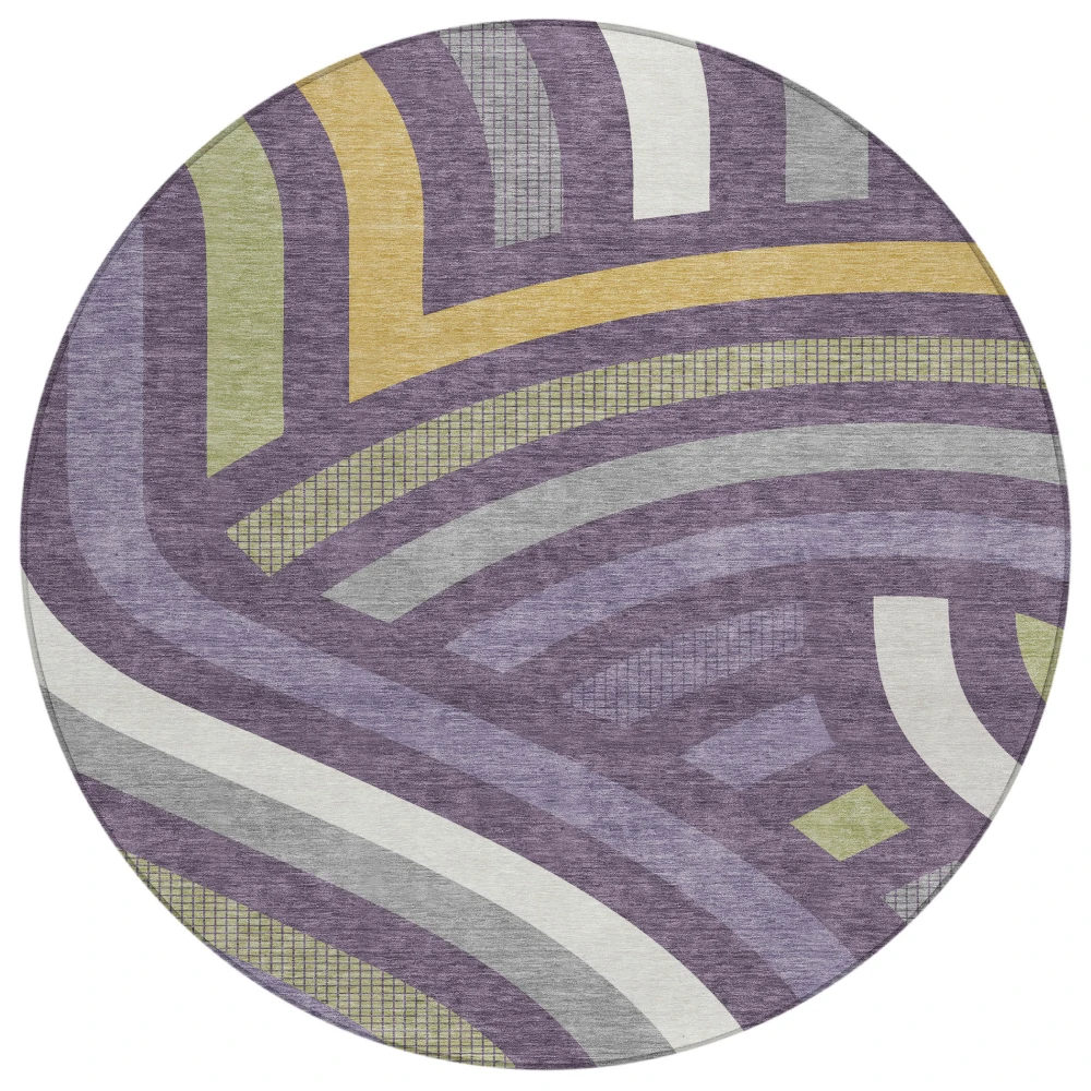 Chantille ACN2467 Plum 8' x 8' Rug