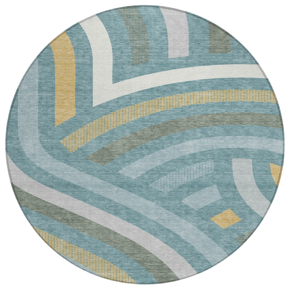 Chantille ACN2467 Teal 8' x 8' Rug