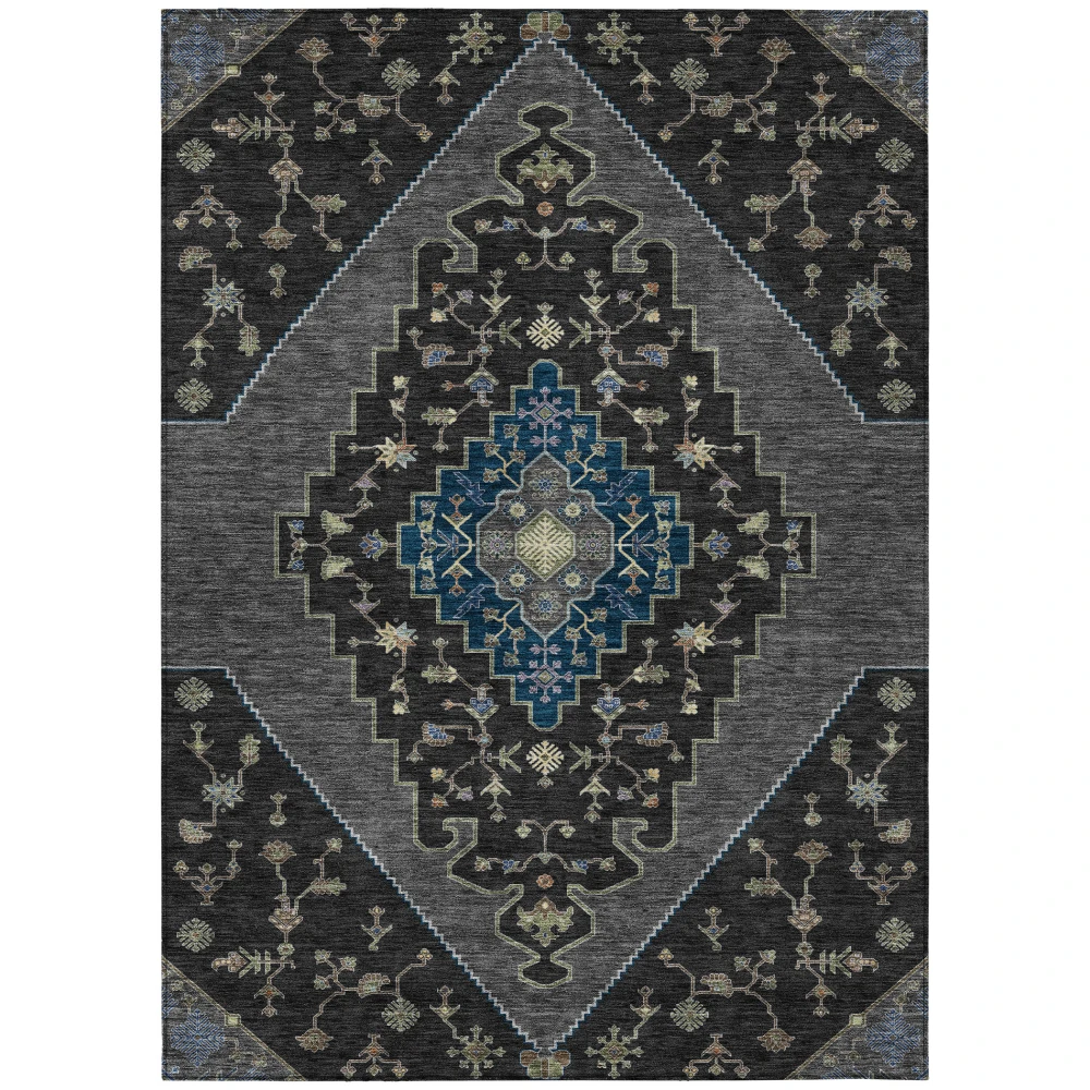 Chantille ACN2472 Black 5' x 7'6