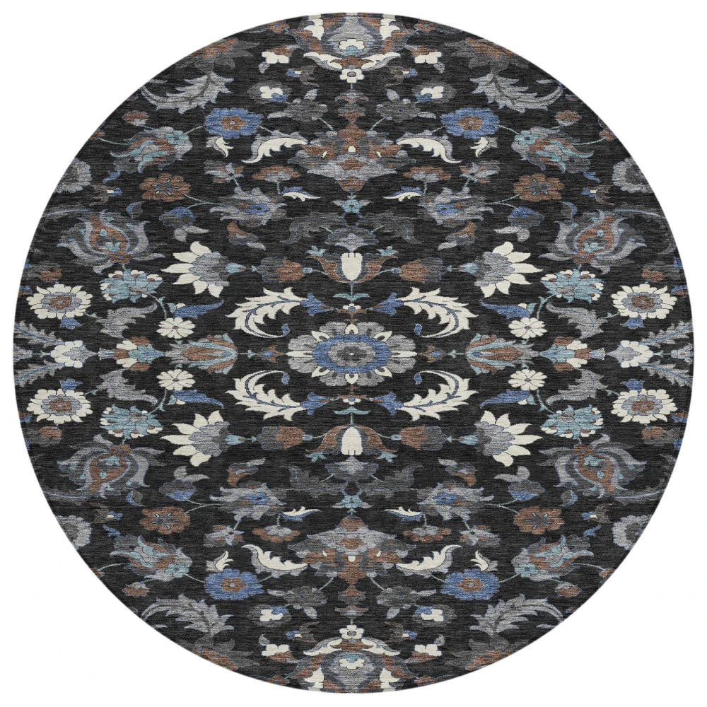 Chantille ACN2473 Black 8' x 8' Rug
