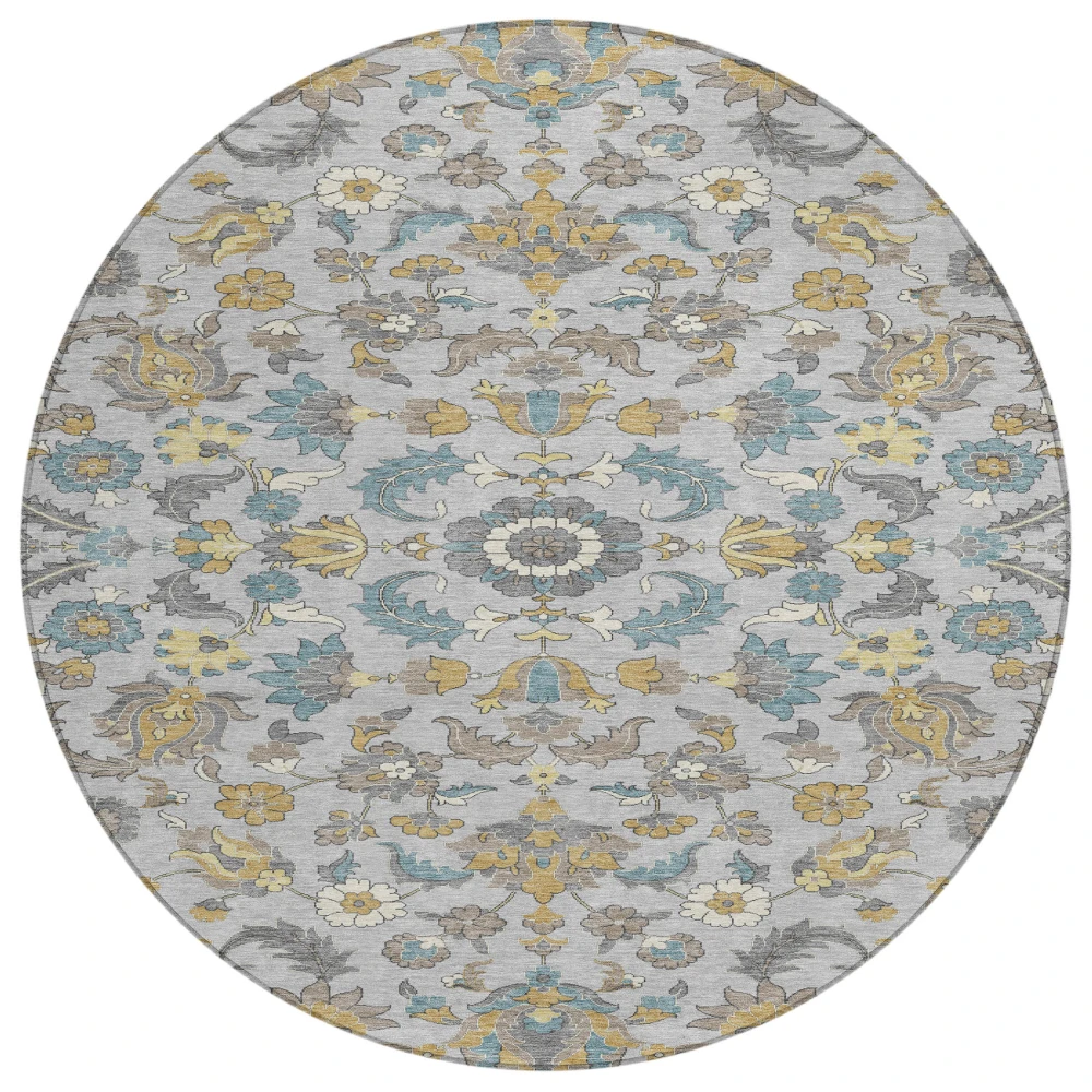 Chantille ACN2473 Silver 8' x 8' Rug