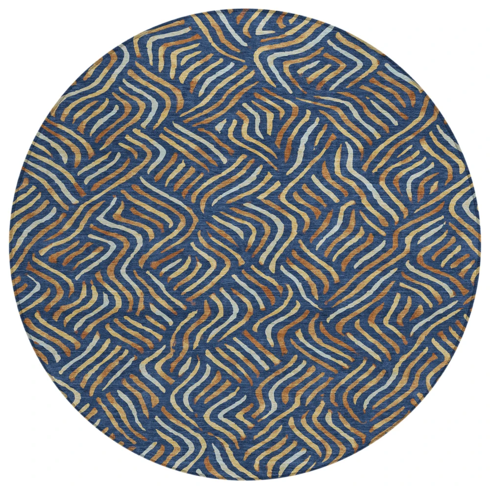 Chantille ACN2474 Navy 8' x 8' Rug