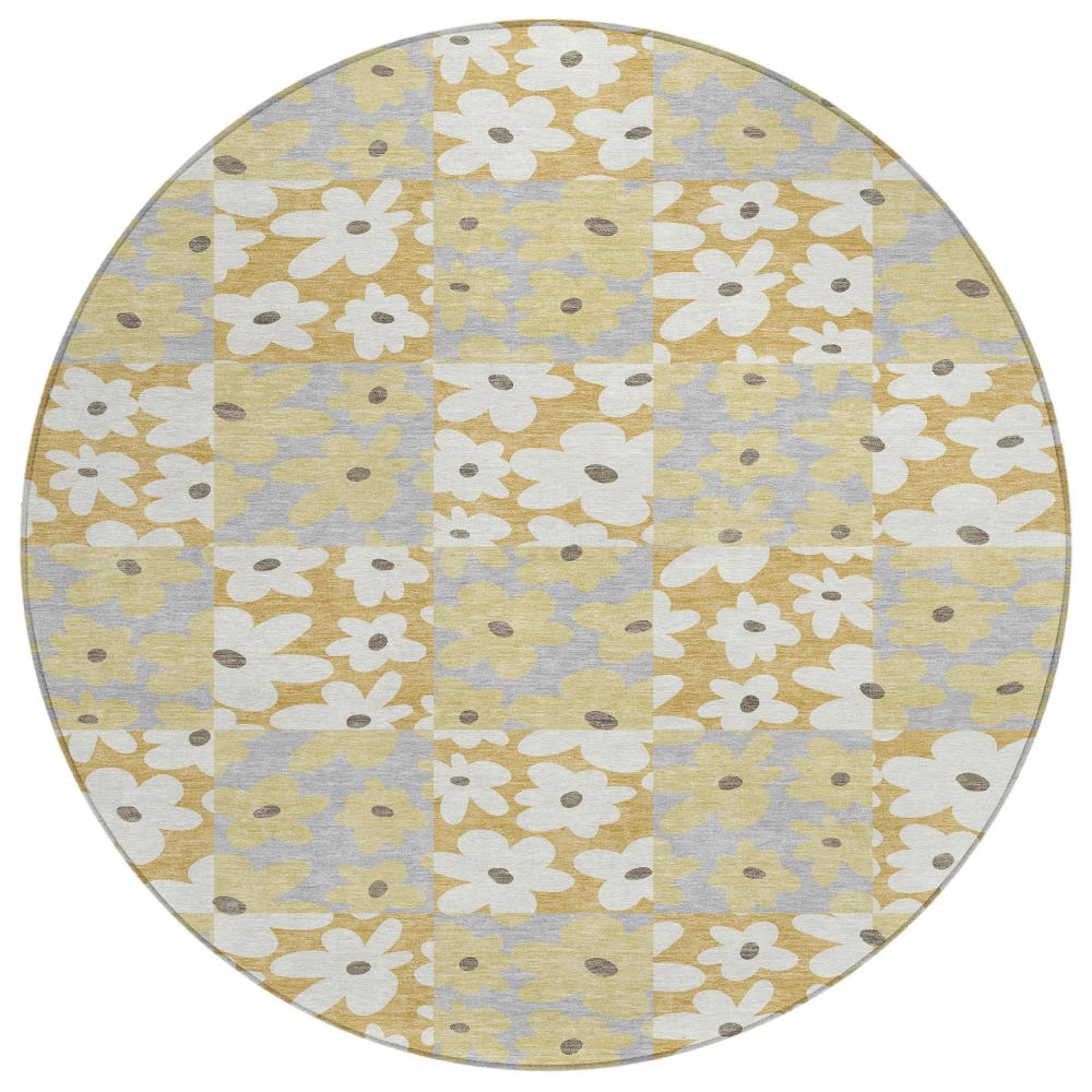 Chantille ACN2476 Gold 8' x 8' Rug