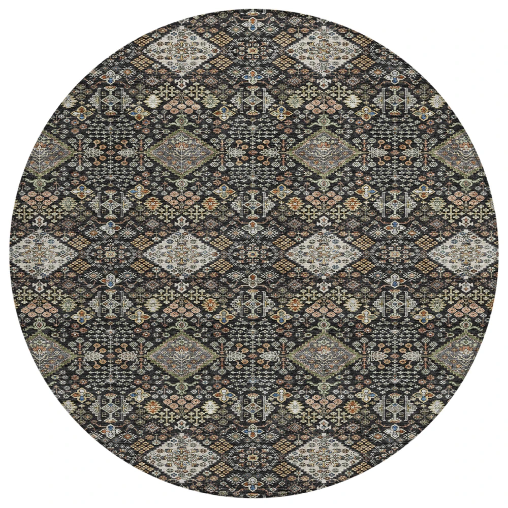 Chantille ACN2478 Black 8' x 8' Rug