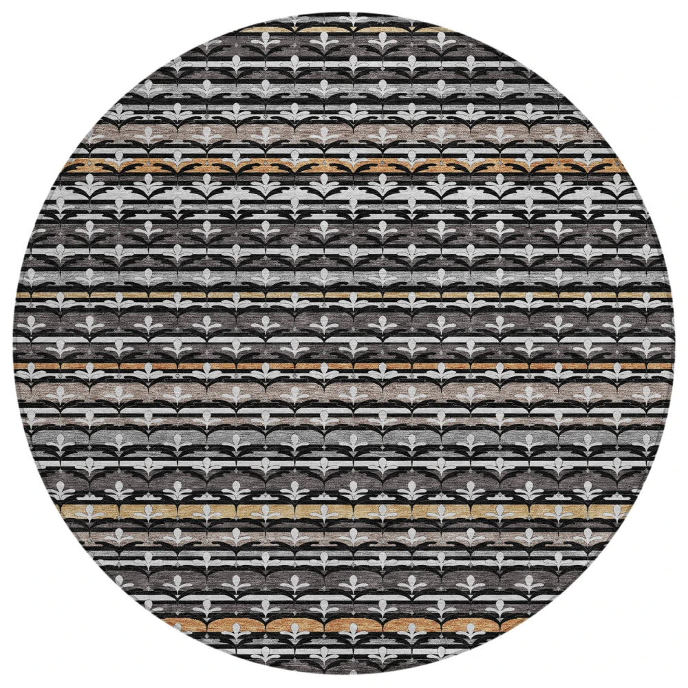 Chantille ACN2479 Black 8' x 8' Rug