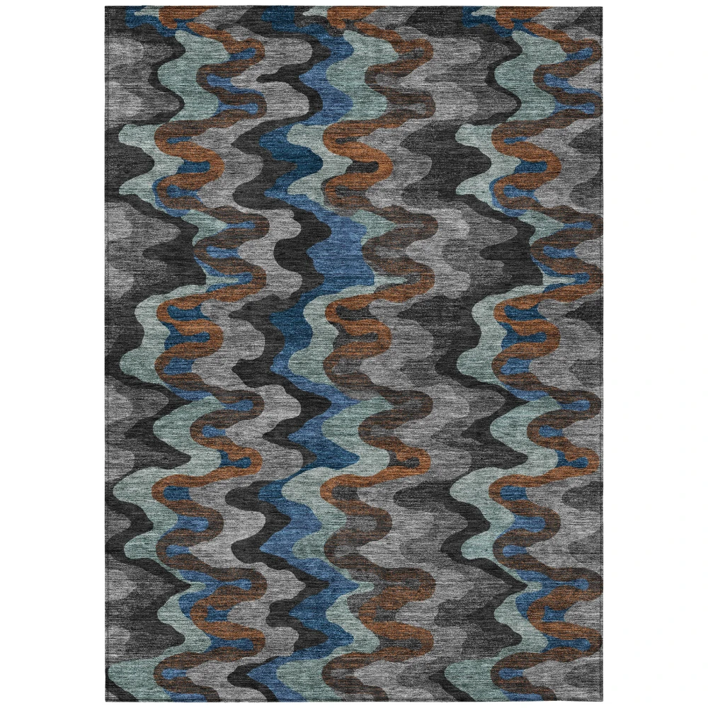 Chantille ACN2481 Black 3' x 5' Rug