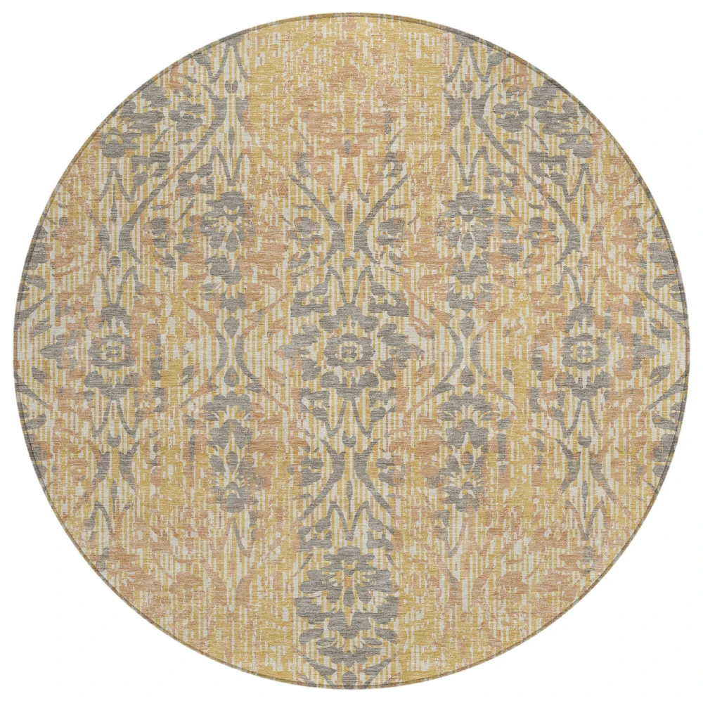 Chantille ACN2482 Gold 8' x 8' Rug