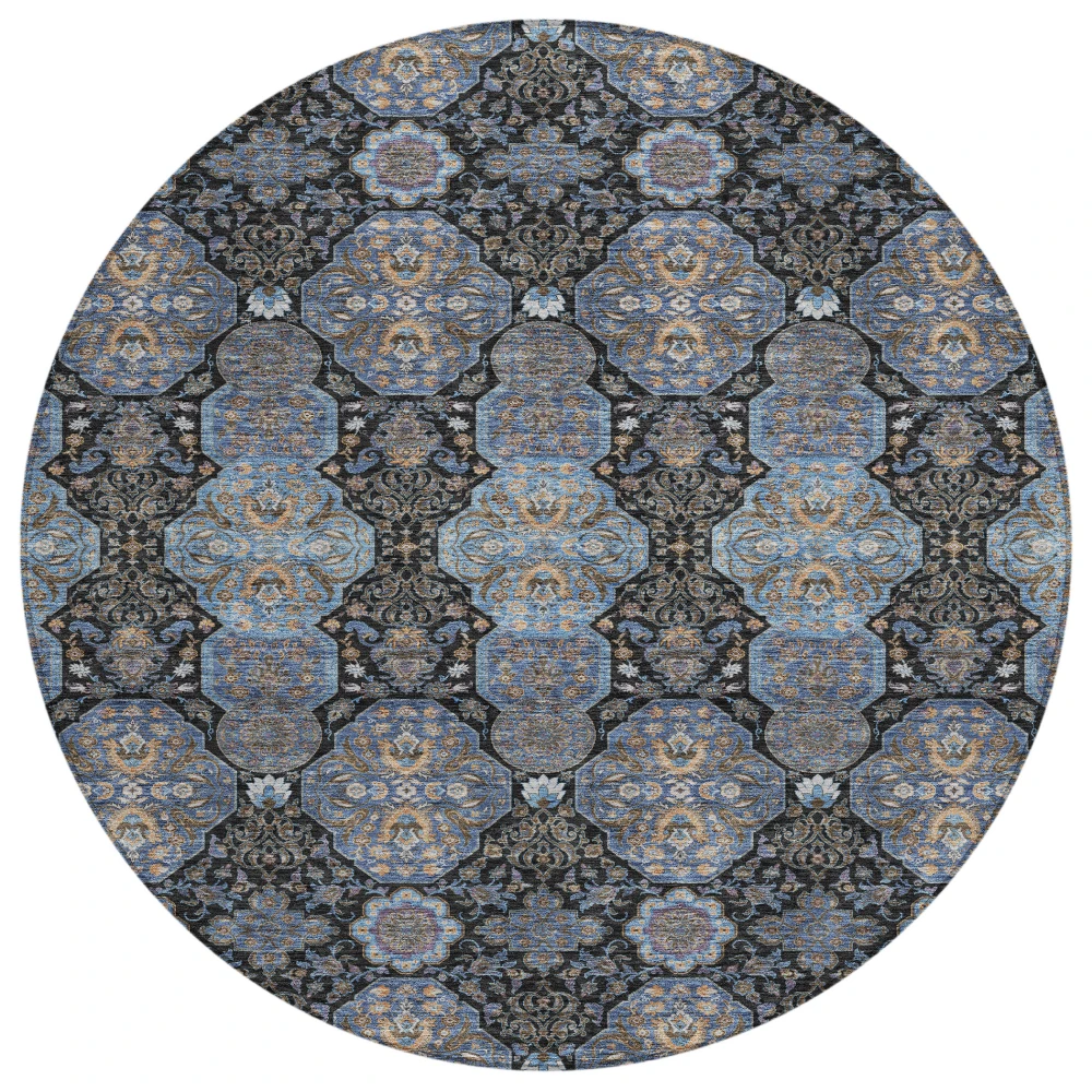 Chantille ACN2483 Black 8' x 8' Rug