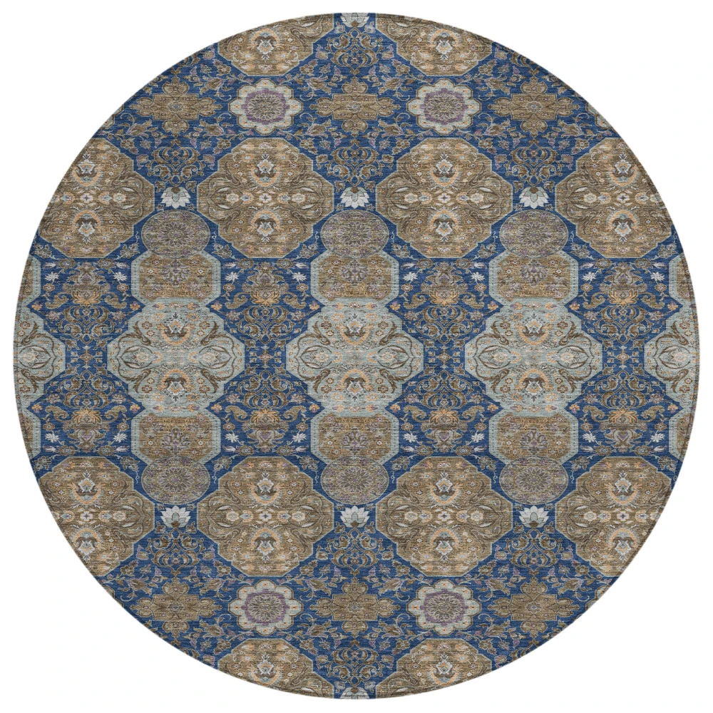 Chantille ACN2483 Navy 8' x 8' Rug