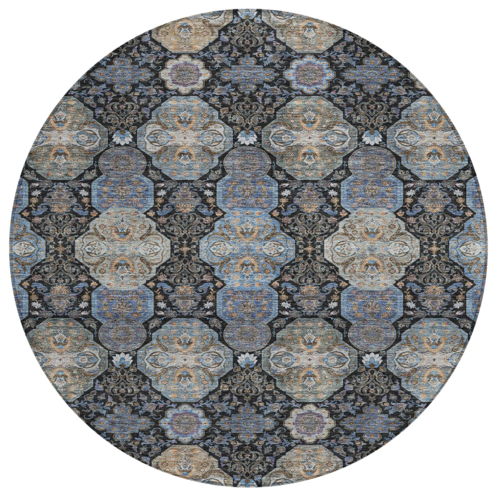 Chantille ACN2484 Black 8' x 8' Rug
