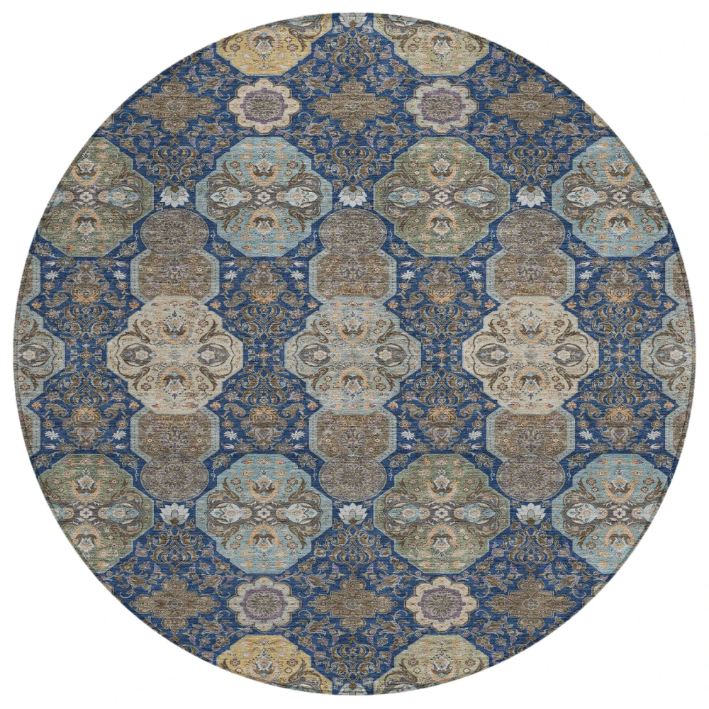 Chantille ACN2484 Navy 8' x 8' Rug