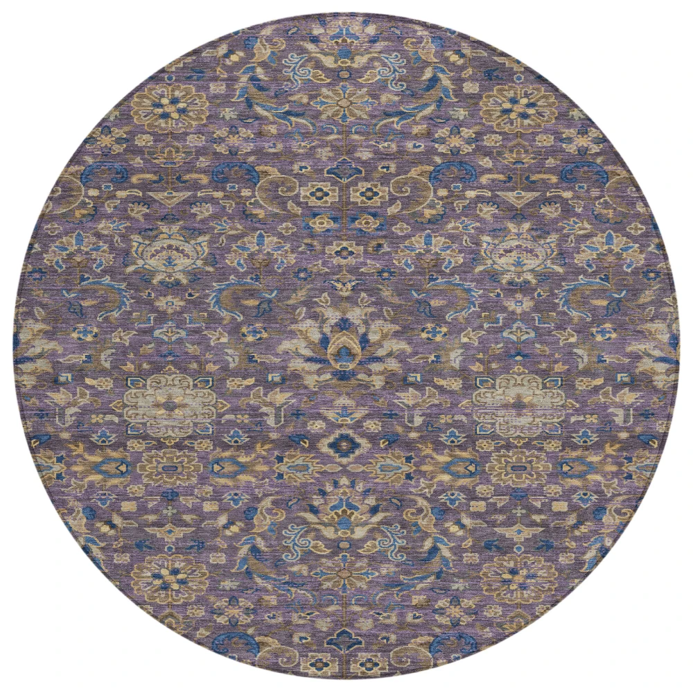 Chantille ACN2485 Purple 8' x 8' Rug