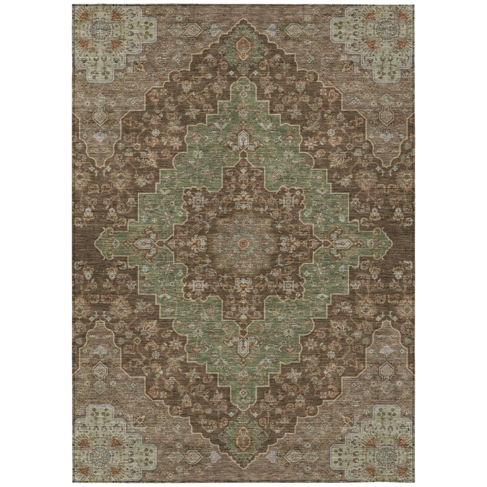 Chantille ACN2486 Chocolate 5' x 7'6