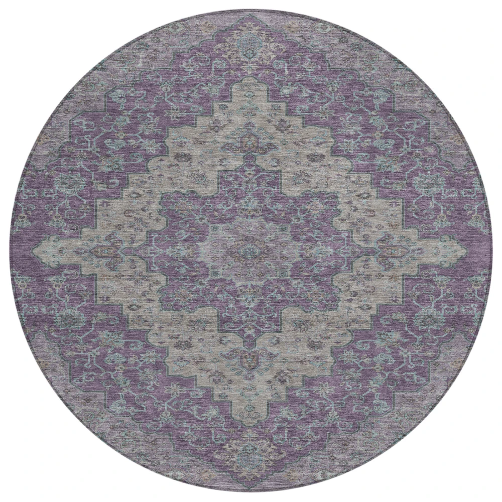 Chantille ACN2486 Purple 8' x 8' Rug