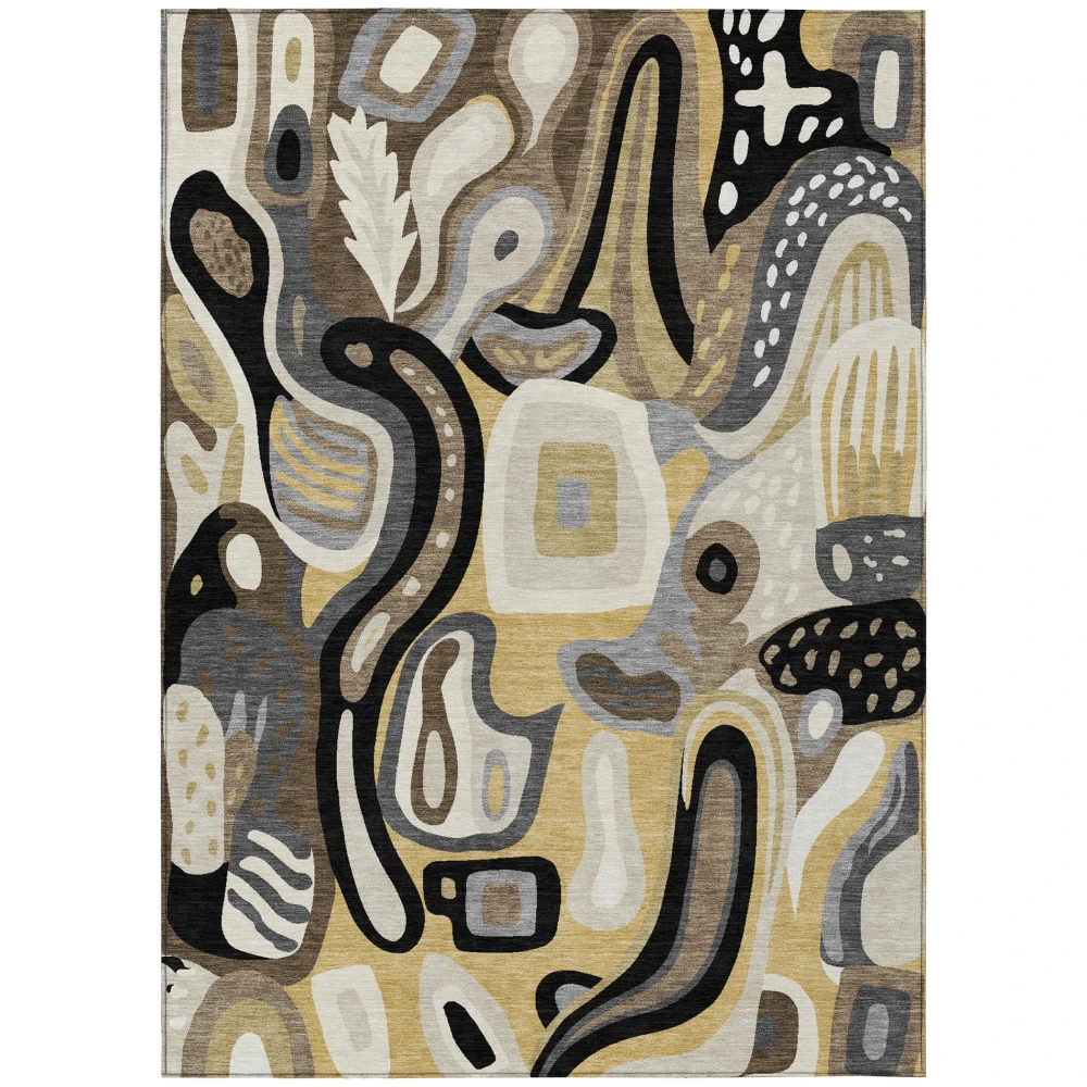 Chantille ACN2488 Gold 5' x 7'6