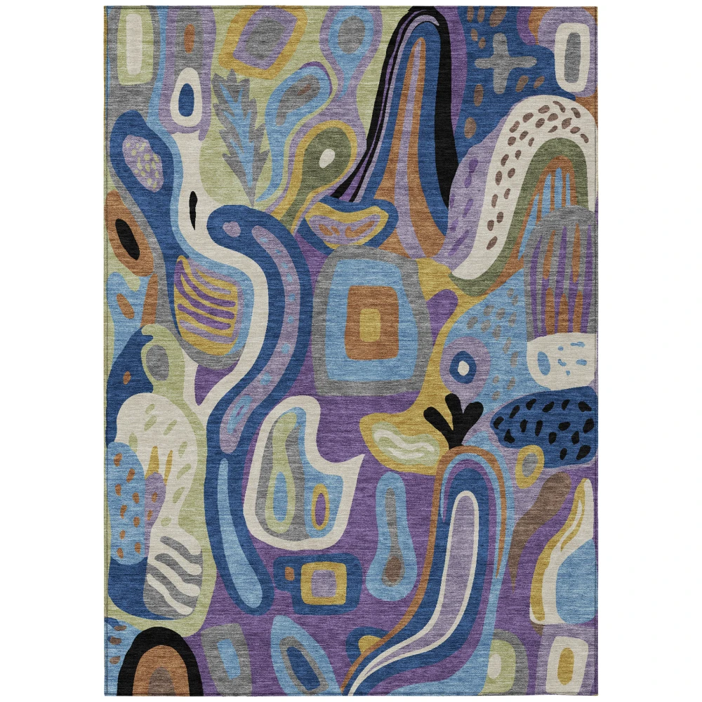 Chantille ACN2488 Purple 3' x 5' Rug