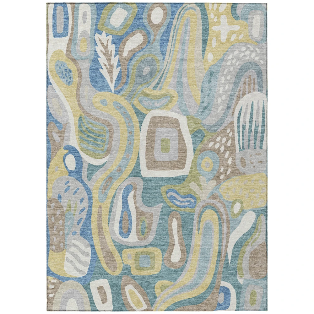 Chantille ACN2488 Teal 5' x 7'6