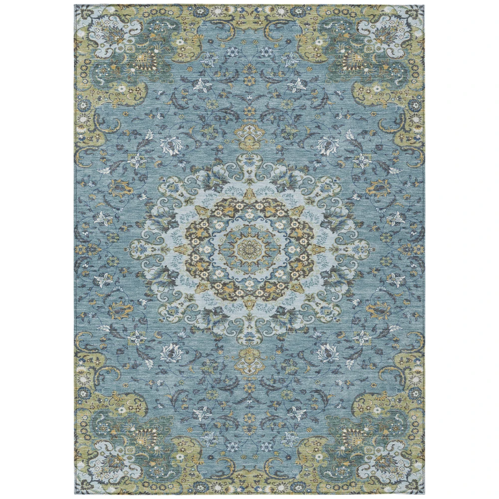 Chantille ACN2489 Teal 3' x 5' Rug