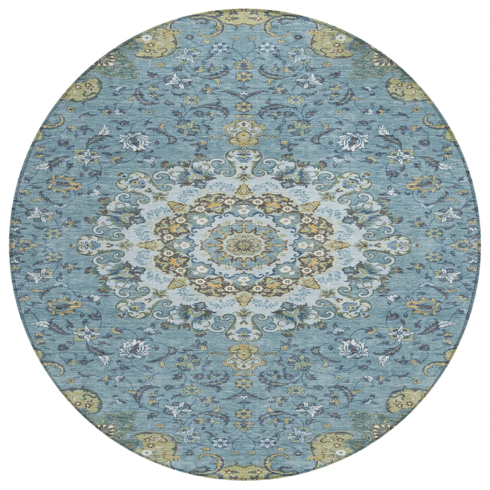 Chantille ACN2489 Teal 8' x 8' Rug
