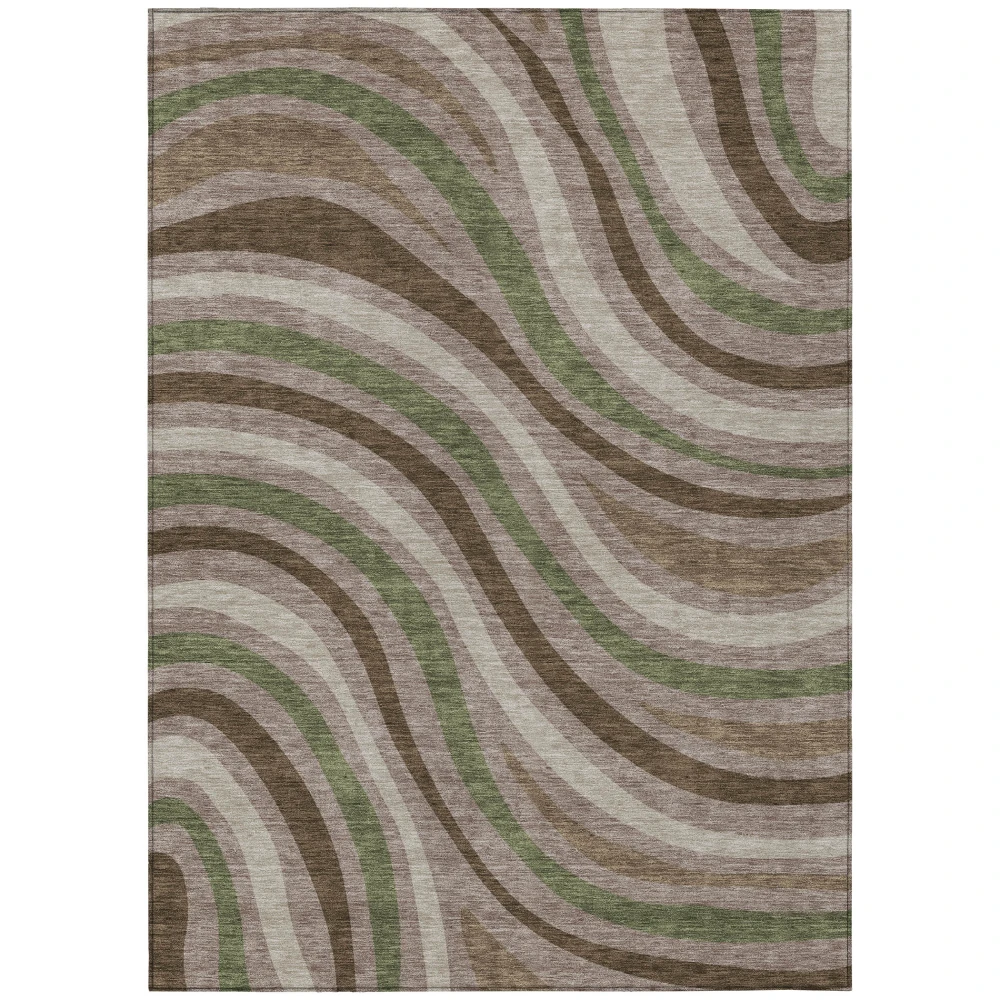 Chantille ACN2490 Chocolate 5' x 7'6