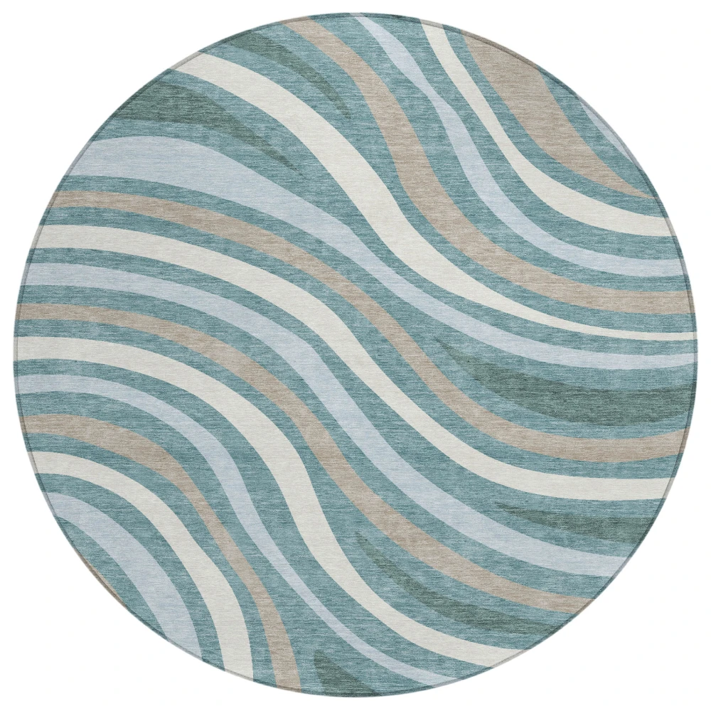 Chantille ACN2490 Teal 8' x 8' Rug