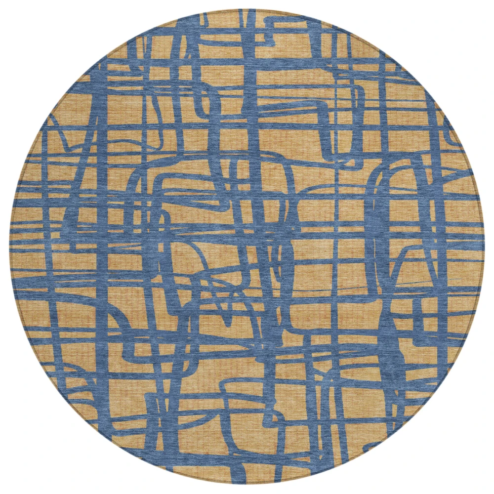 Chantille ACN2491 Gold 8' x 8' Rug