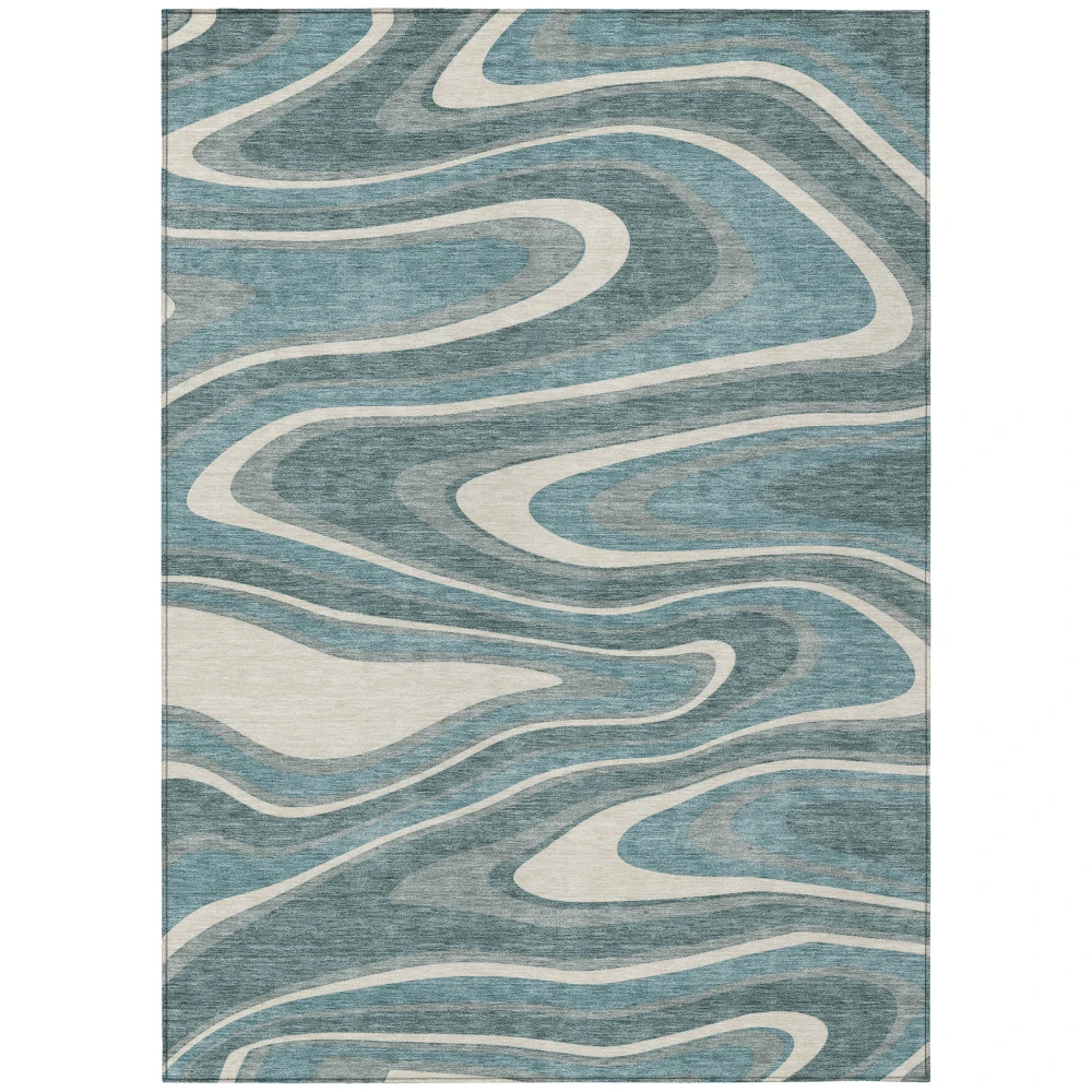 Chantille ACN2493 Teal 5' x 7'6