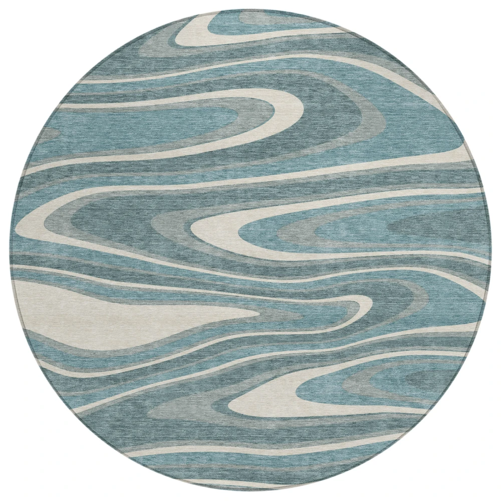Chantille ACN2493 Teal 8' x 8' Rug