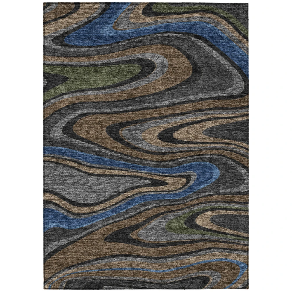 Chantille ACN2494 Black 3' x 5' Rug