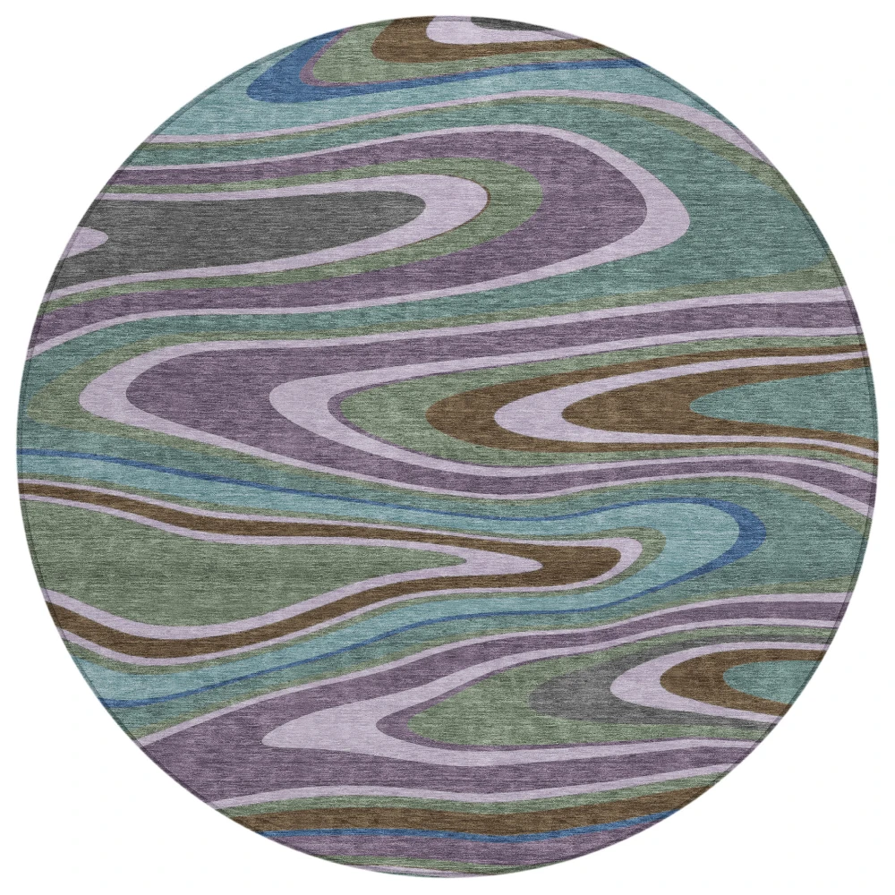 Chantille ACN2494 Purple 8' x 8' Rug
